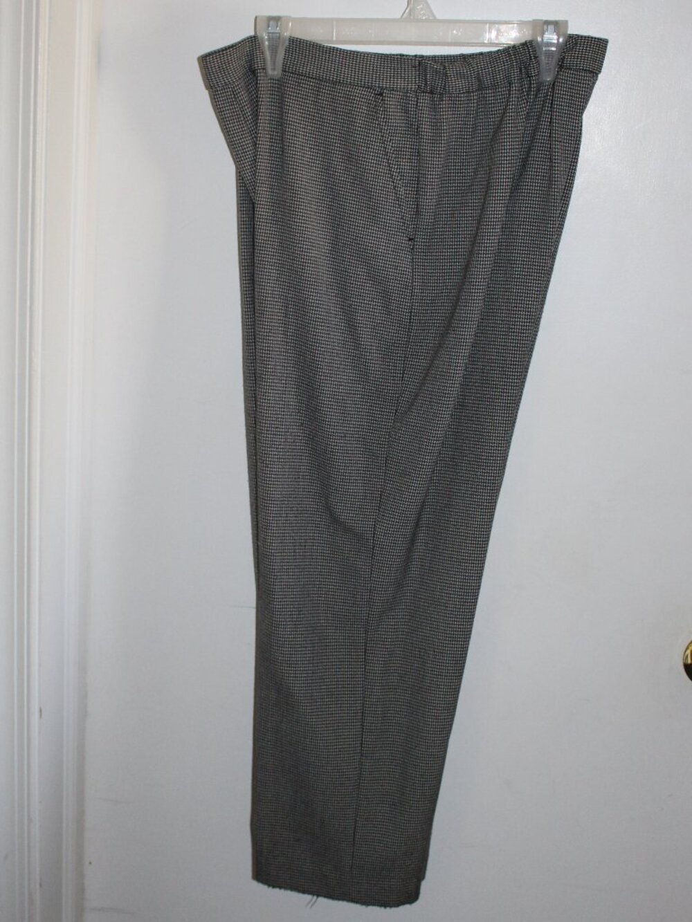 Vintage-style, Kim Rogers houndstooth trousers Size 10PS